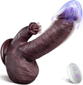 NyxoraDual Tongue Thrust Heated Dildo 4-in-1 Remote Vibrator