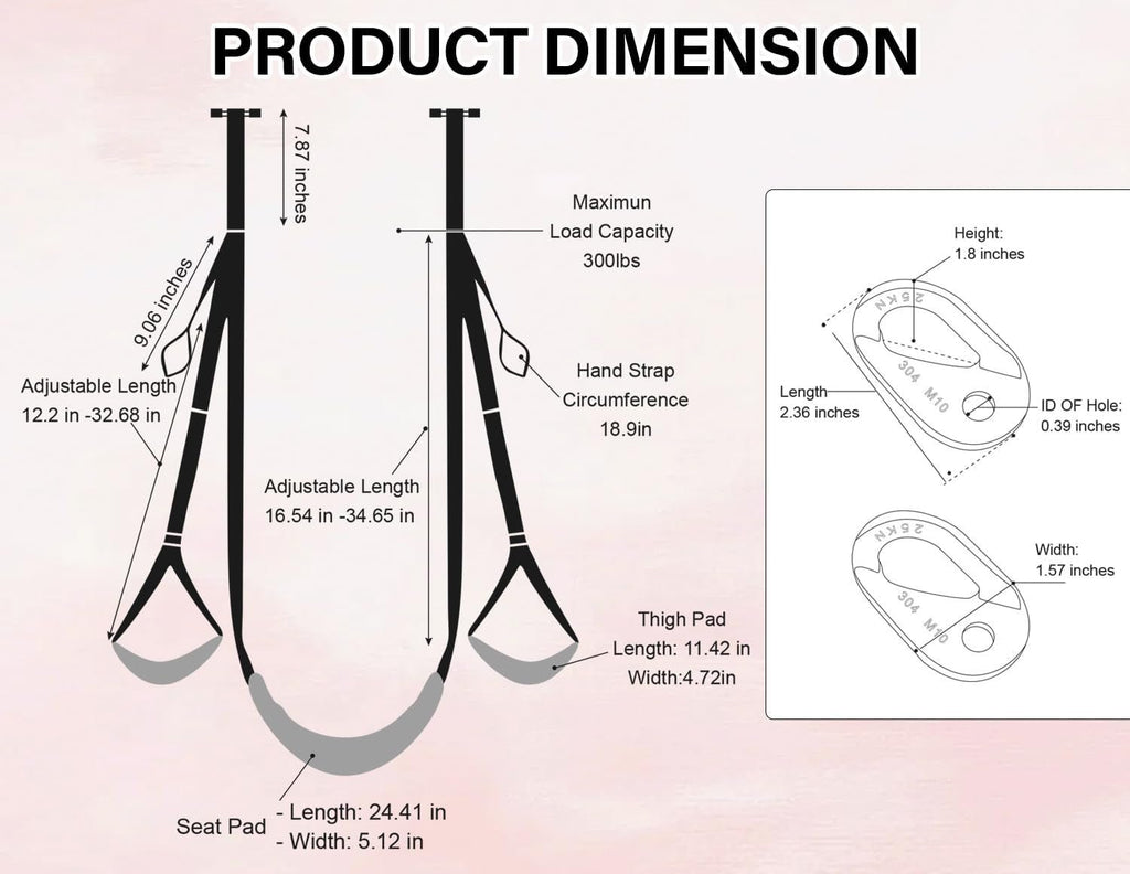 ElarisX Adjustable Door Swing with Handles