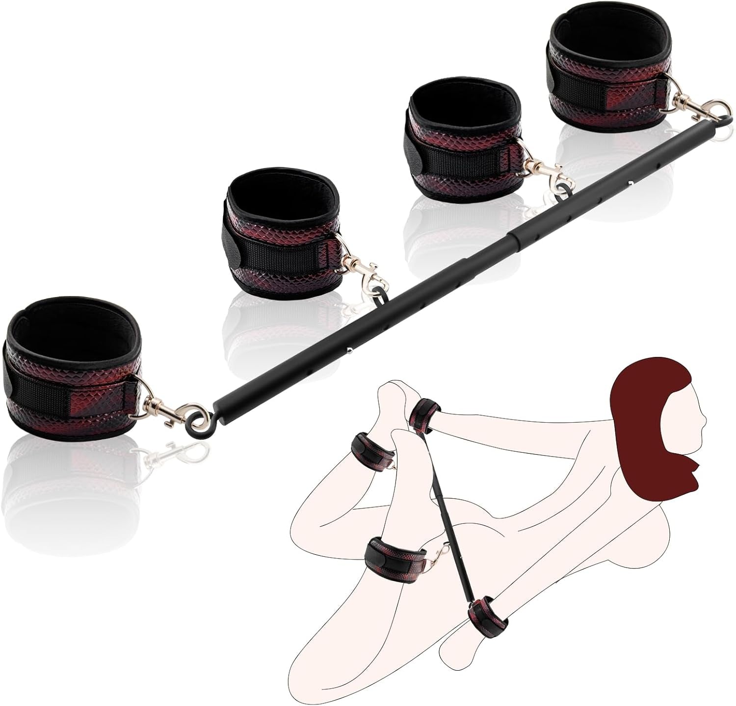 FlexLink Adjustable Leg Spreader Bar Kit