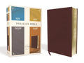 Niv, Kjv, Nasb, Amplified, Parallel Bible, Bonded Leather, Burgundy: Four Bible Versions Together for Study and Comparison - Bonded Leather