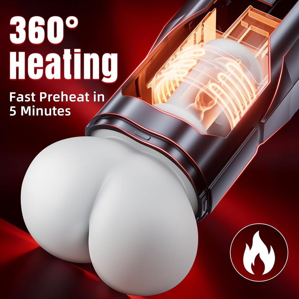 BootyForge Automatic Heated Pocket Pussy Thrusting Male Masturbator