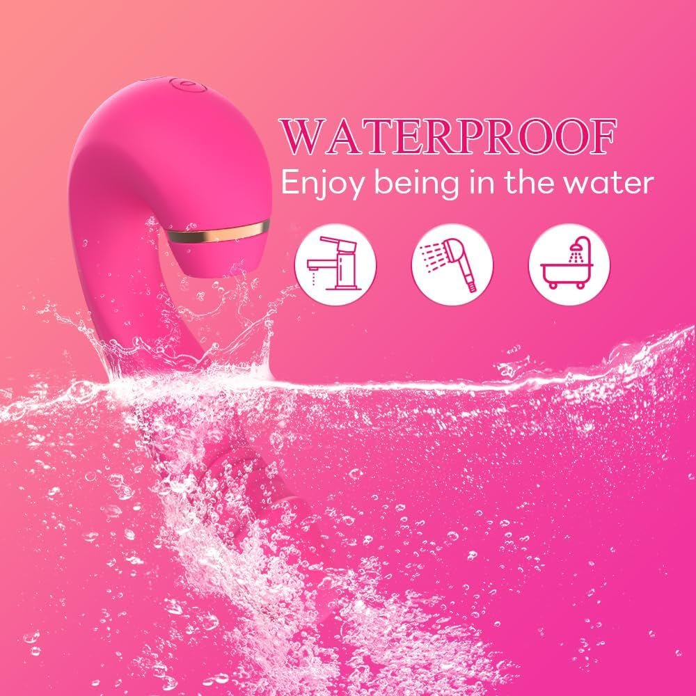 VerdeSuction L-Shaped Suction Vibrator 10 Modes Tapping Waterproof