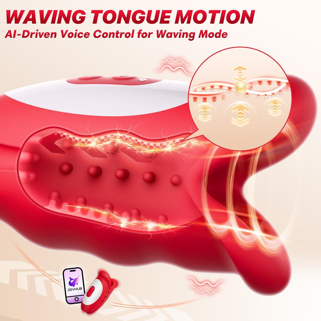 WaveLynx AI Vibrating Male Masturbator 3 Motor 10 Modes
