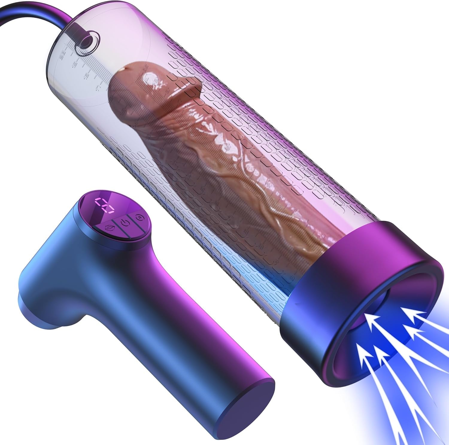 HydroCore Electric Penis Pump 6 Modes LCD Display