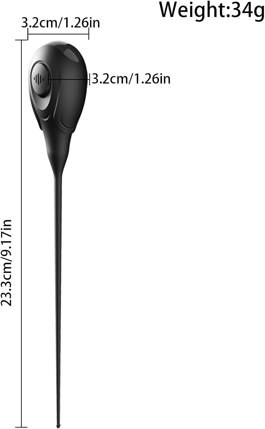 NeoGlide Vibrating Urethral Plug 10 Modes Silicone