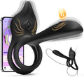 NoirPetal Cock Ring Rose Clit Stimulator G-Spot Sleeve