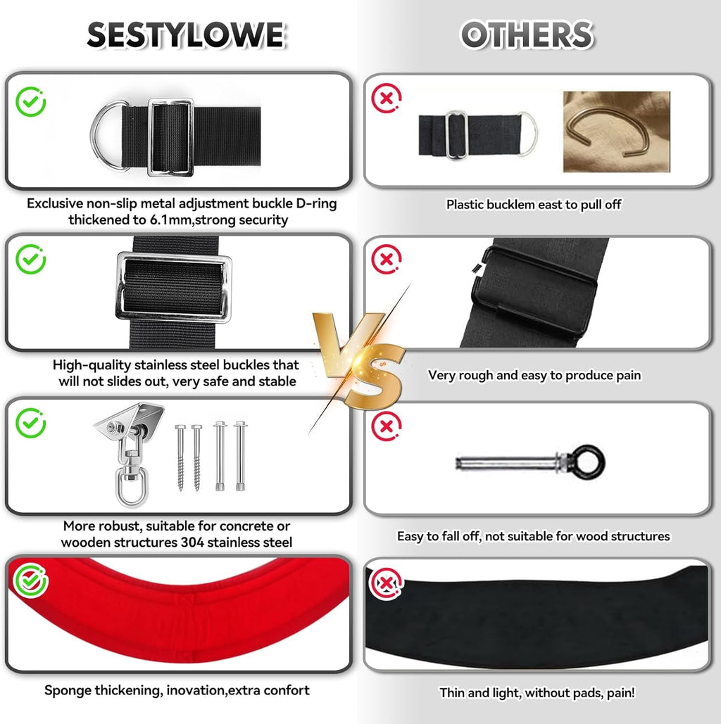 ScarletOrbit 2-in-1 360° Sex Swing