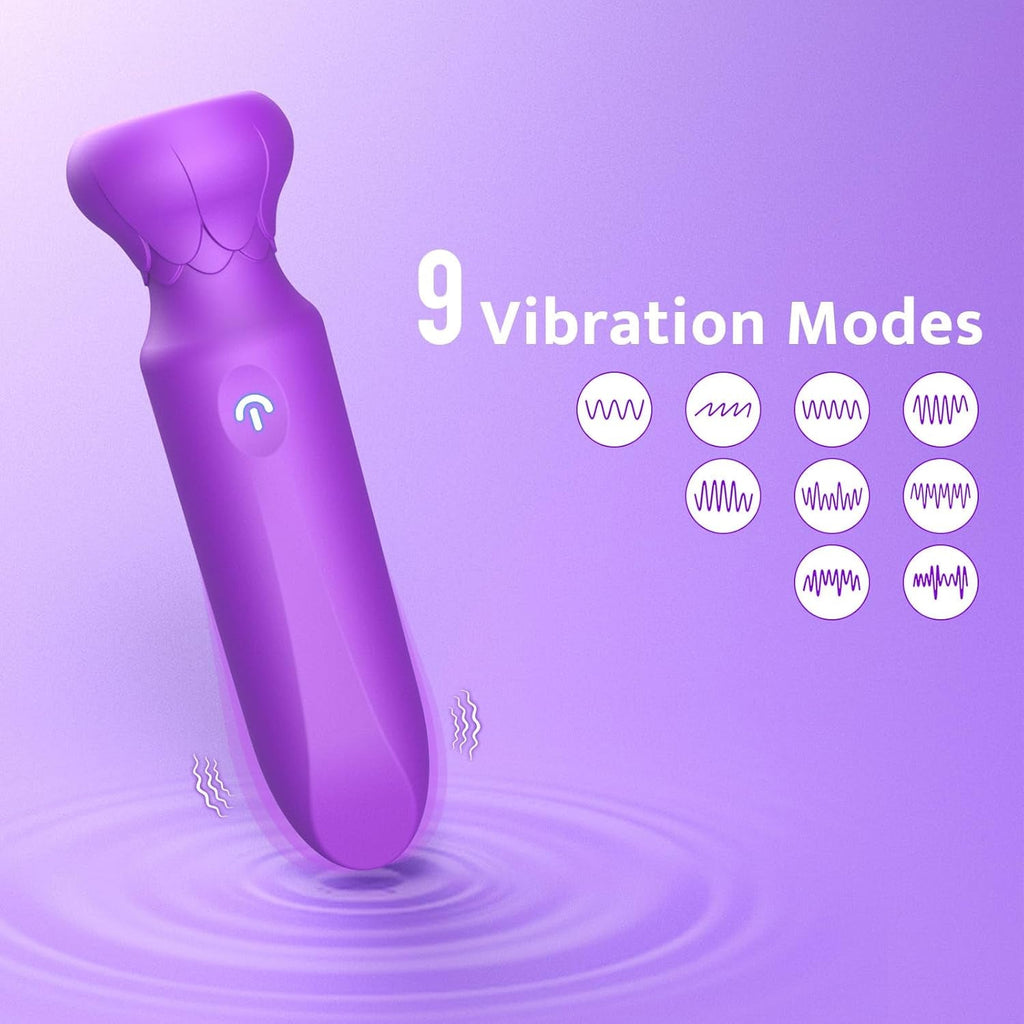 VioletLuxe Bullet Vibrator 10 Modes Waterproof Silicone Rechargeable