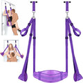 VelouraX Door Sex Swing with Seat & Restraints (Purple)