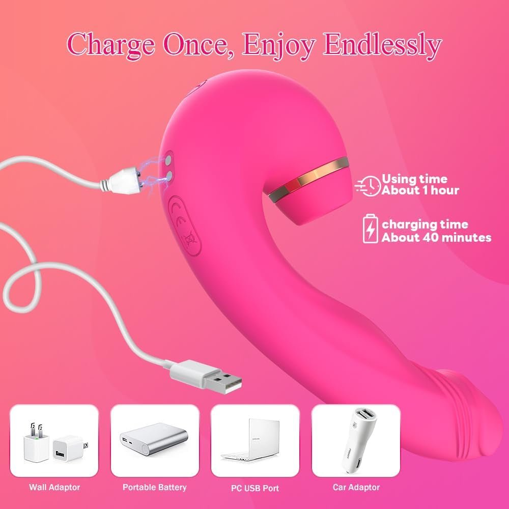 BlushSuction L-Shaped Suction & Tap Vibrator
