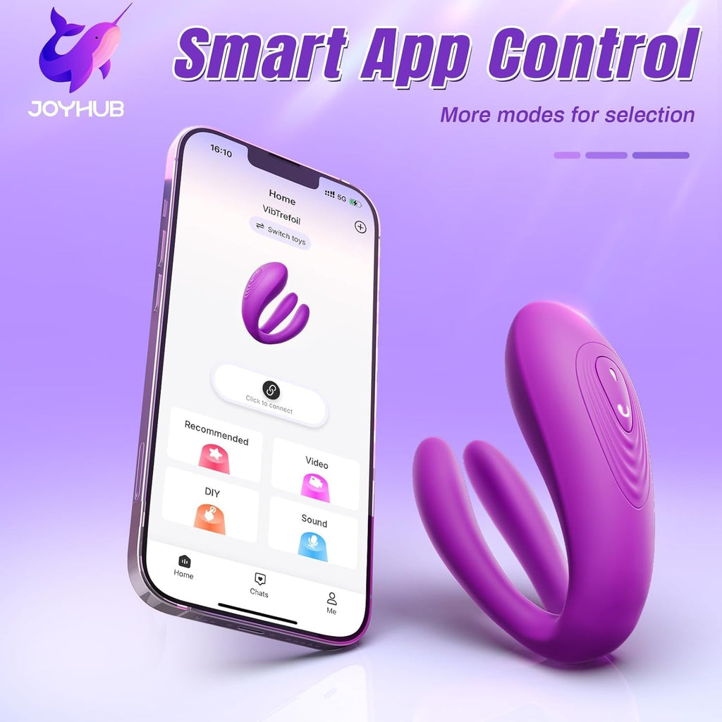 DualPulse Double-Ended Wearable Vibrator 3 Motors