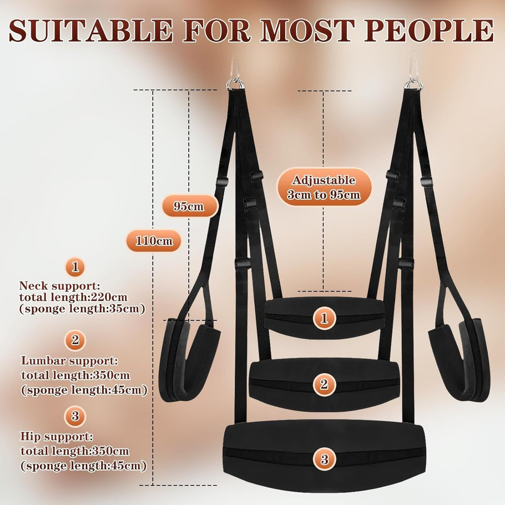 VelmoraX Ceiling & Door Sex Swing Adjustable
