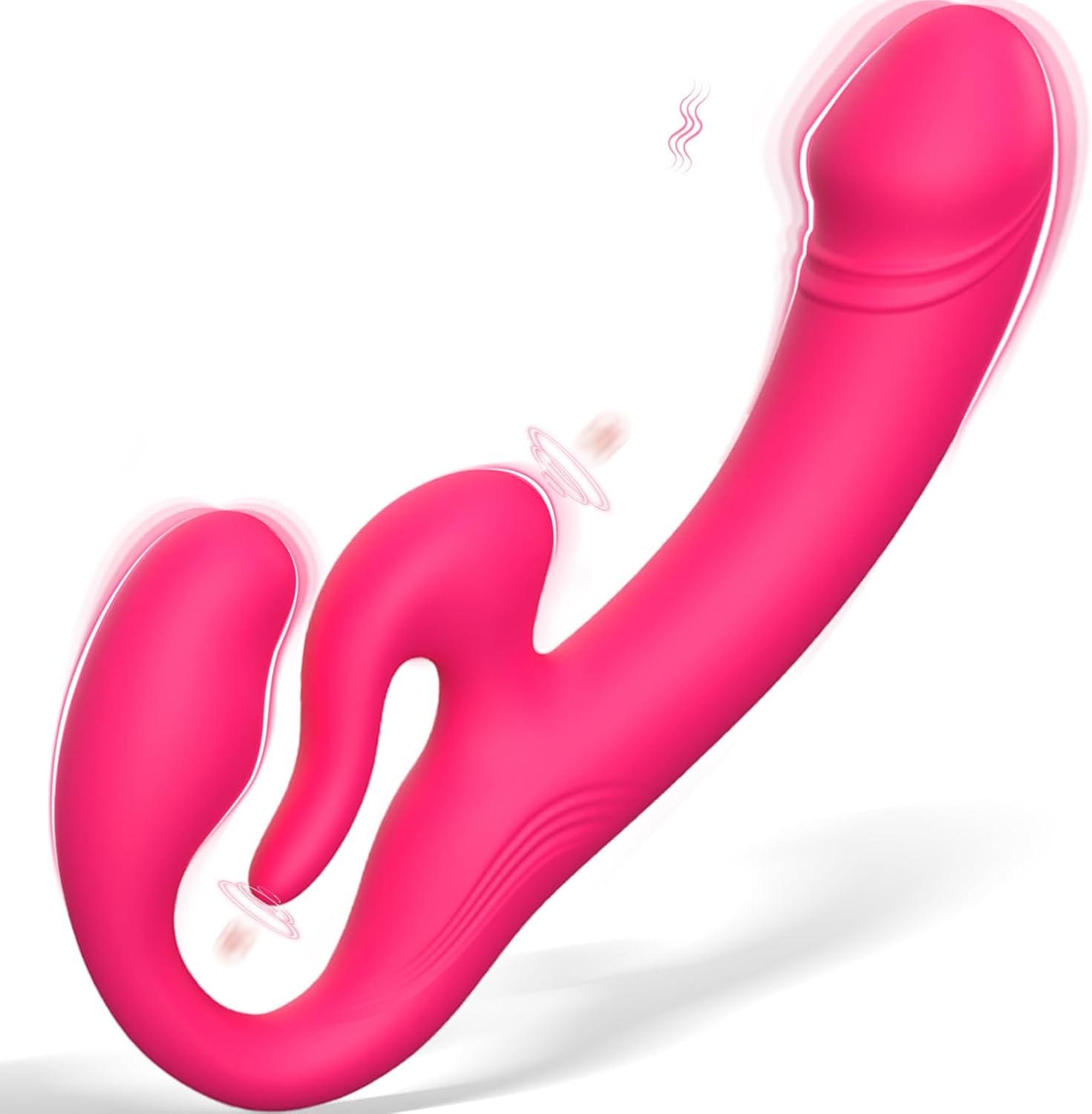 TriFusion Strapless Strap On Triple Motor Vibrator