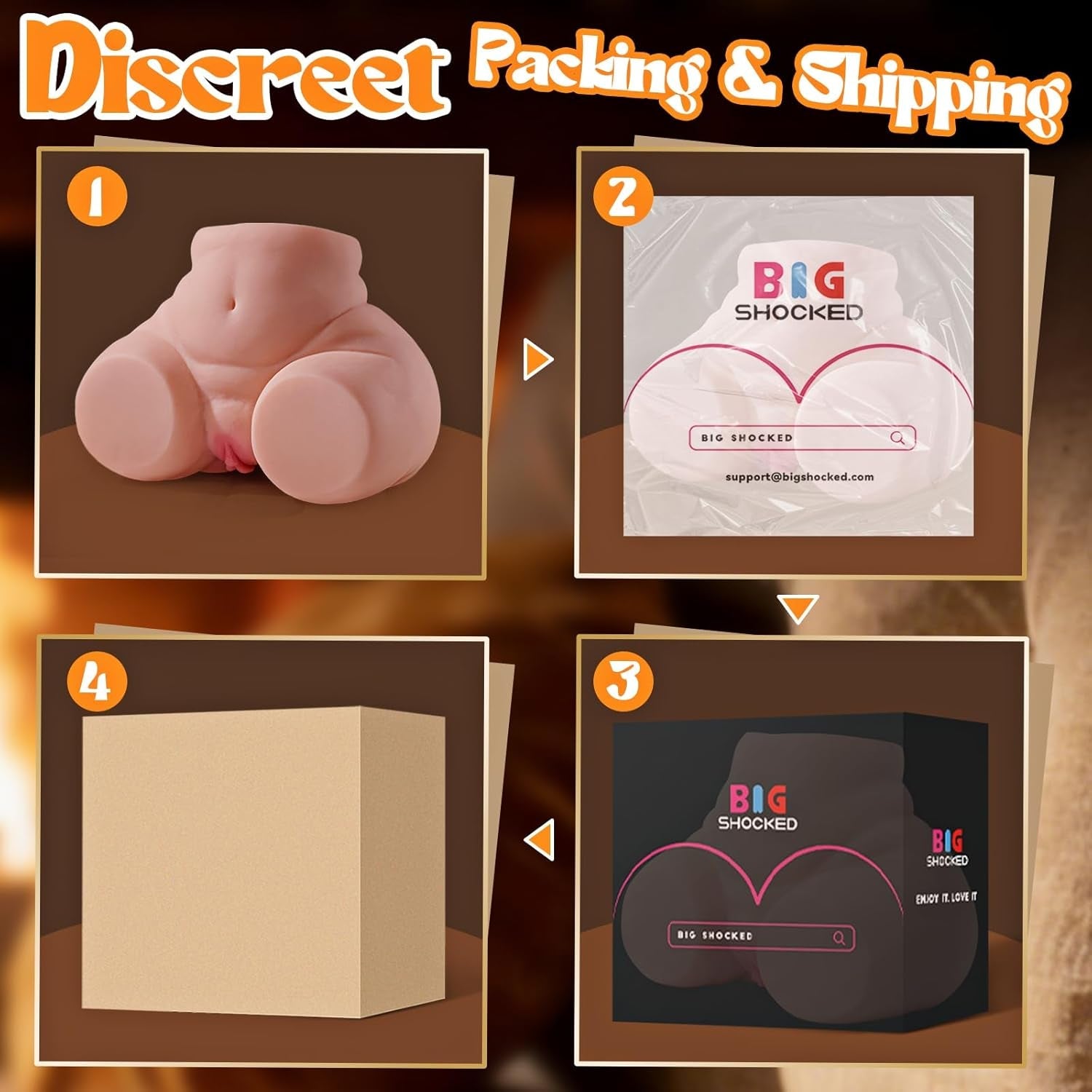 PlushMax BBW Sex Doll Torso Dual Channel 12LB