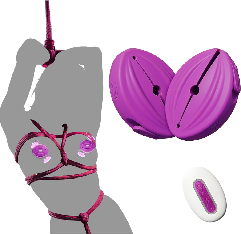 StealthPulseX Mini Remote Nipple Vibrators – 10 Modes
