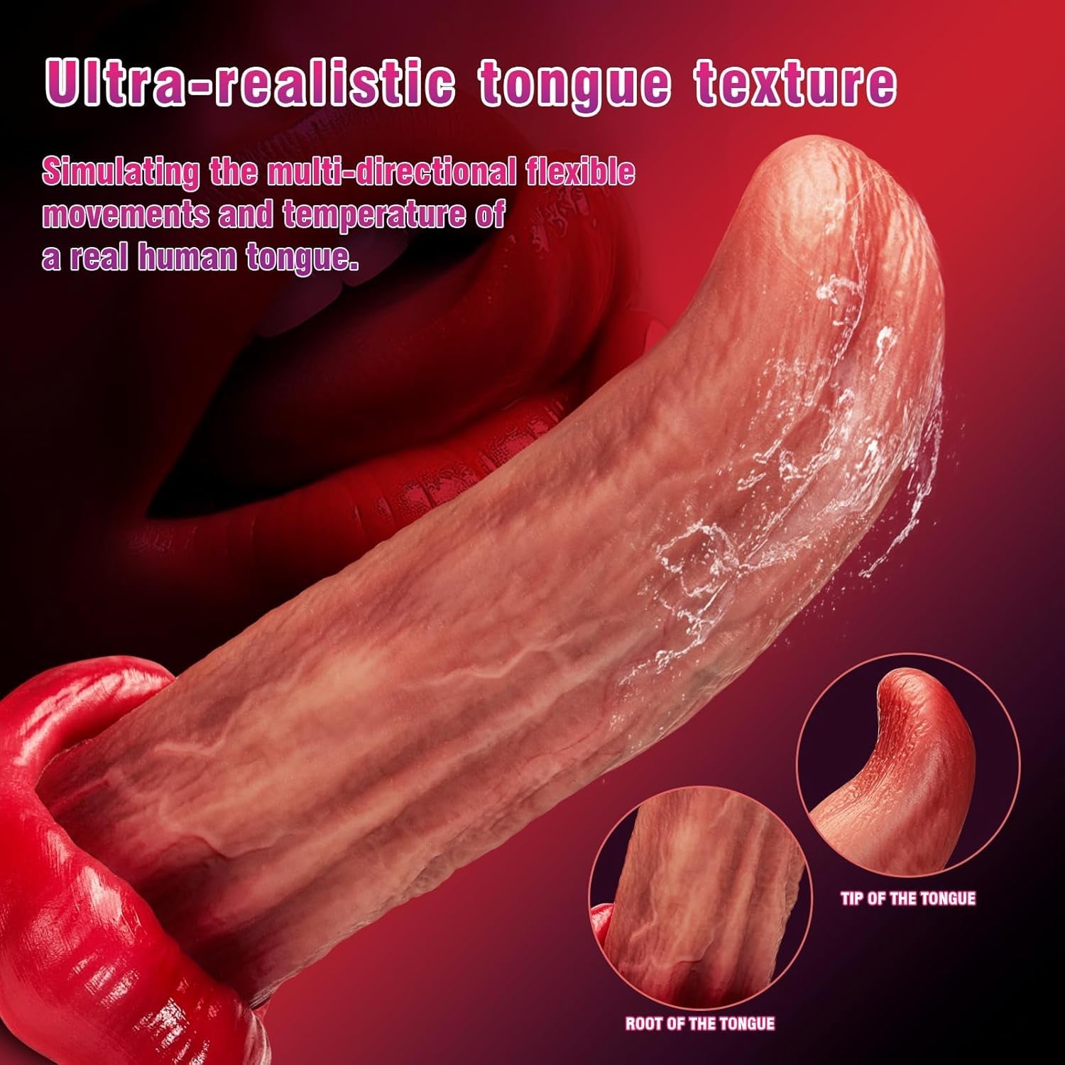 TongueRide Heated Dildo Thrust Machine
