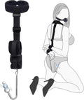 VibeHook Vibrating Anal Hook Bondage Kit with Gag & Cuffs