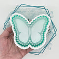Turquoise Butterfly Freshie Mold