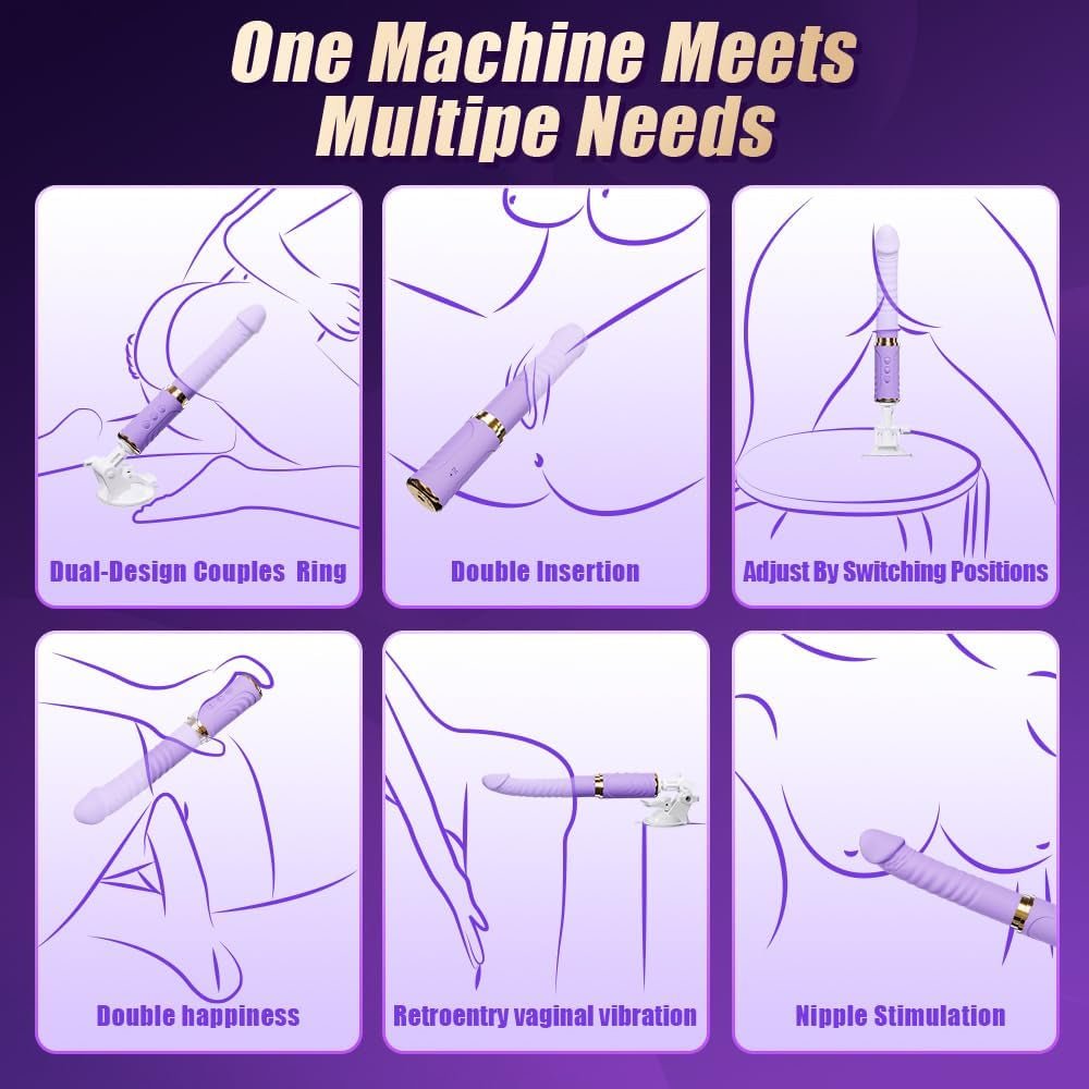DeepGlide Dual-Motor Thrust Dildo Machine