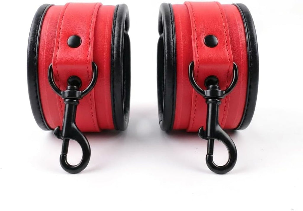 CrimsonGrip Red Adjustable Spreader Bar with Furry Straps