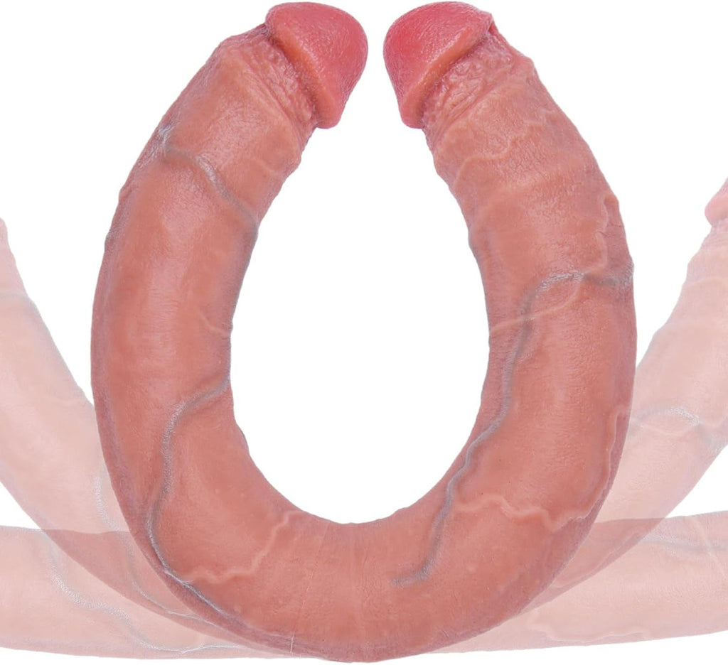 TitanMorph 24.4” XXL Double-Ended Dildo Thick Silicone Toy