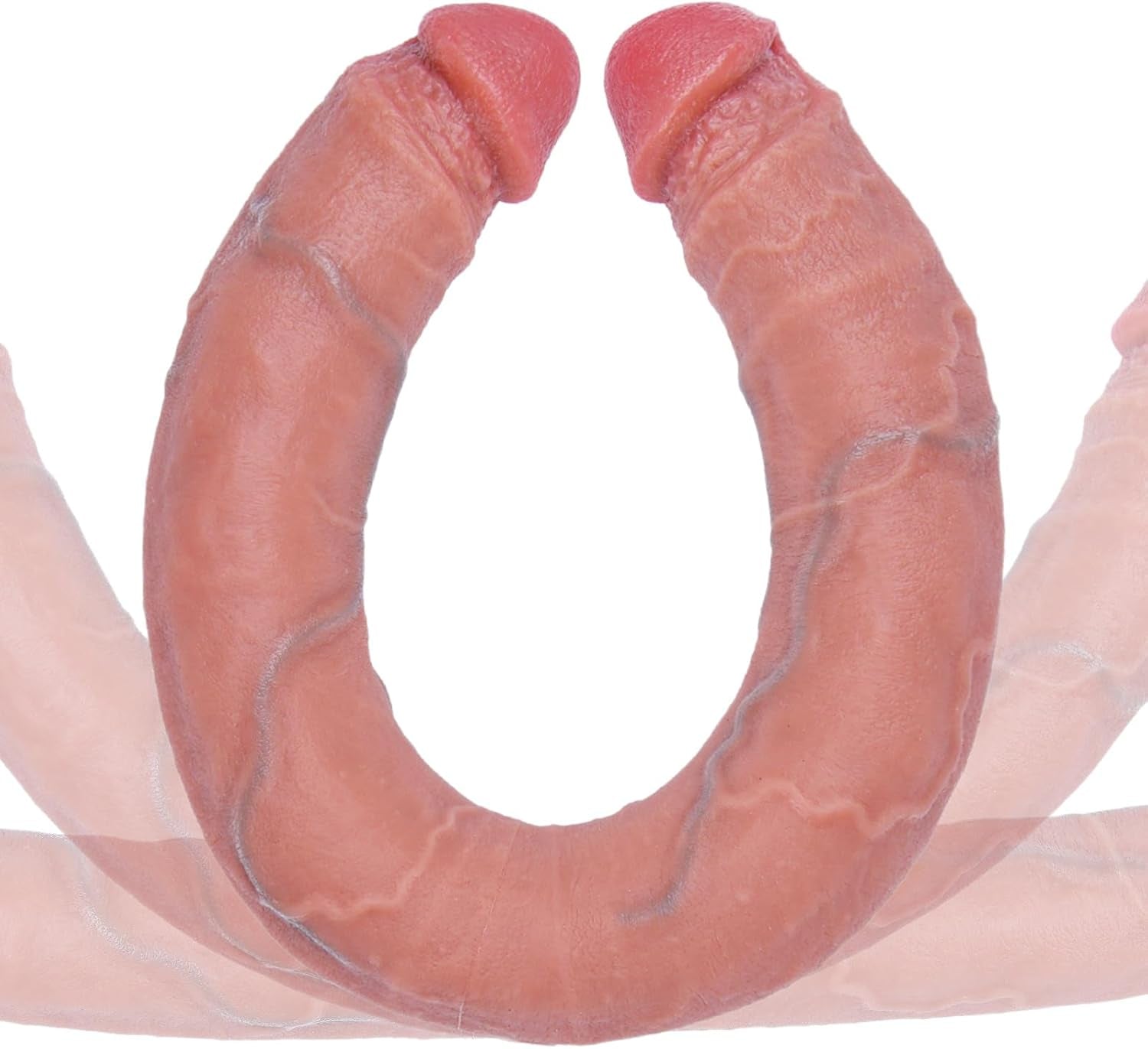 TitanMorph 24.4” XXL Double-Ended Dildo Thick Silicone Toy