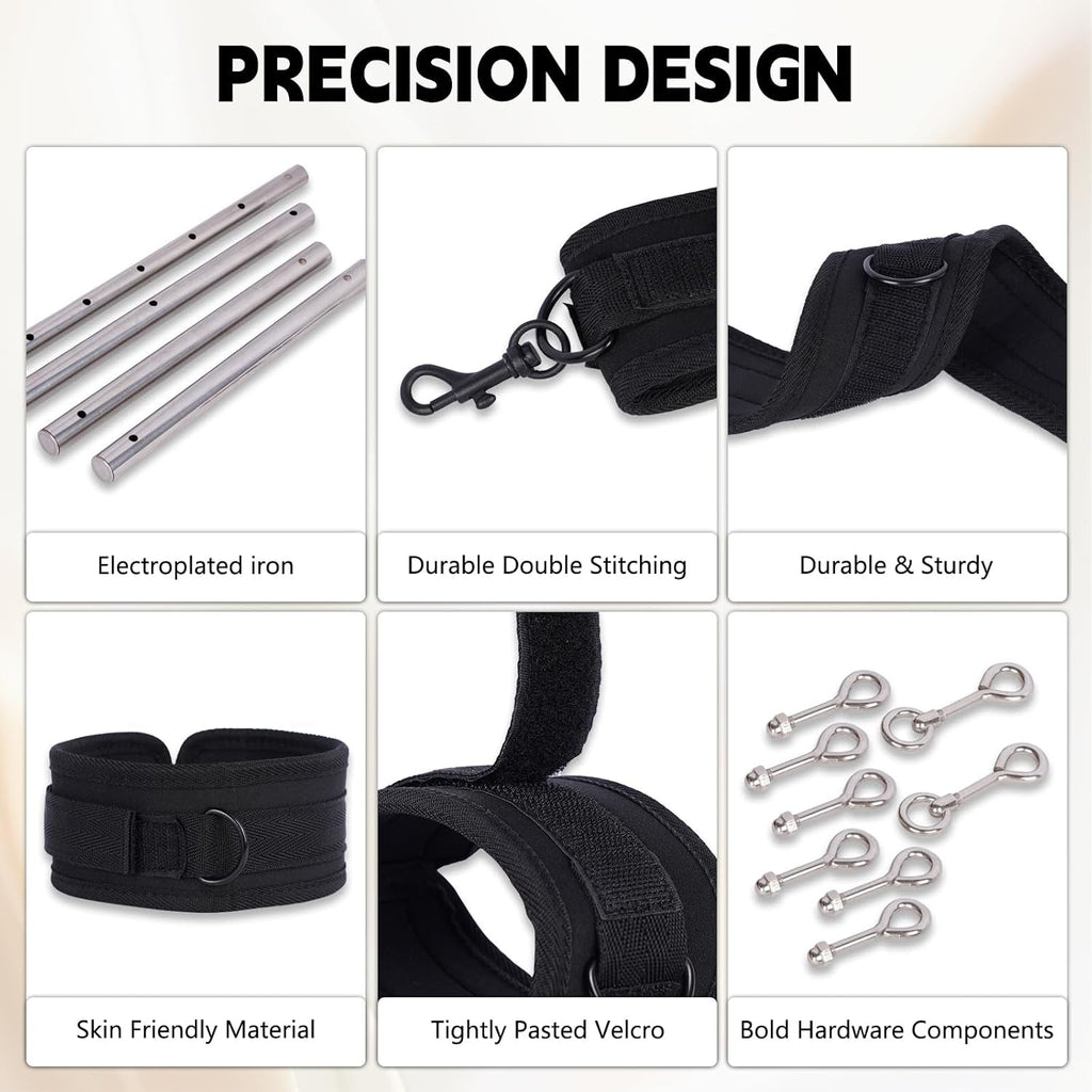 FeatherControl Feather Cuff Adjustable Spreader Bar