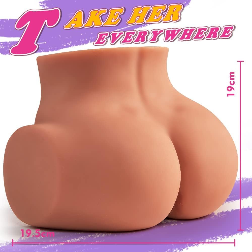 CompactGrip Sex Doll Masturbator | Dual Channel Suction