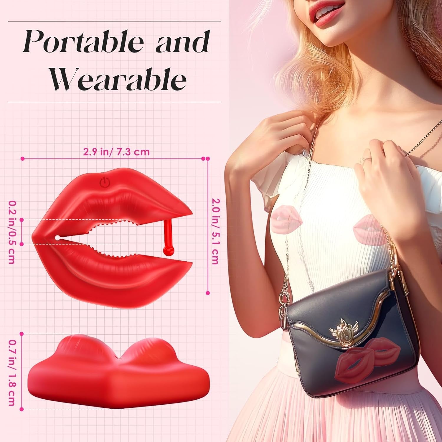 AetherSync App-Control Nipple Clamps AI App Remote 10 Modes