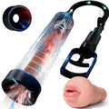 SpanCore Manual Penis Pump 9.5" Tube Realistic Sleeve
