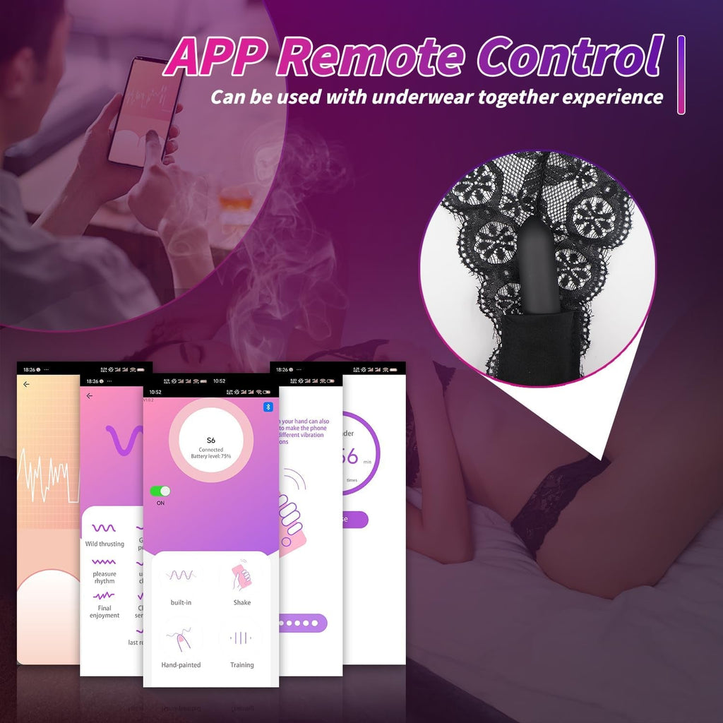 SyncWear App Remote Wearable Bullet Vibrator 10 Modes Quiet