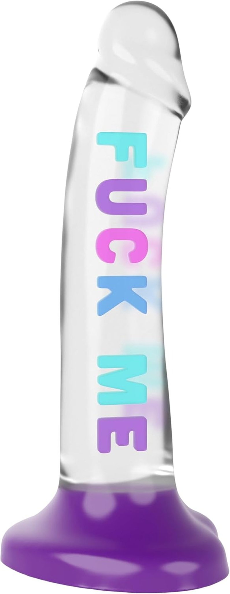 LexiCore 7.7” Clear Silicone Dildo Suction Cup Strap-On