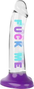 LexiCore 7.7” Clear Silicone Dildo Suction Cup Strap-On