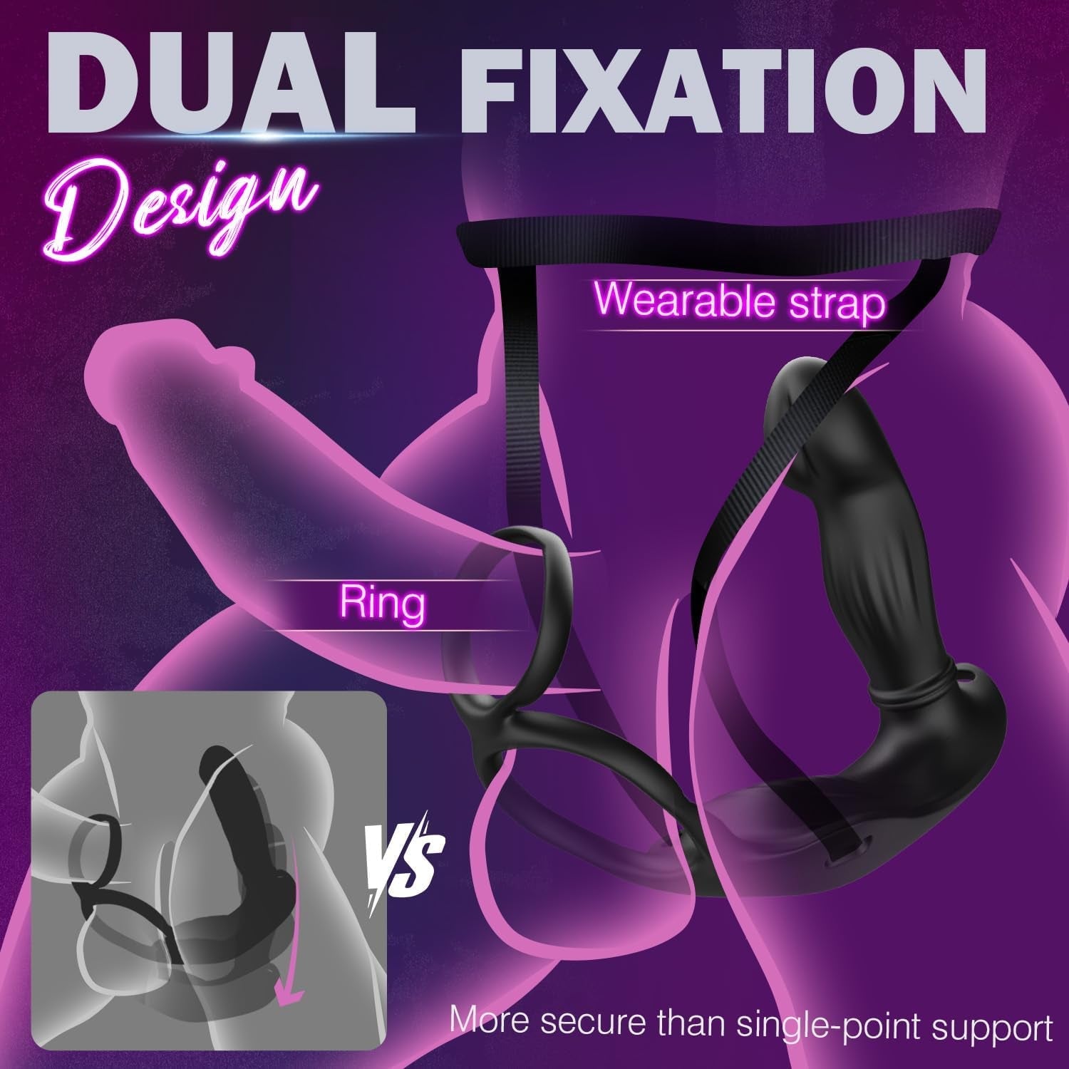 CoreDominus Thrusting Prostate Massager Cock Ring App Remote
