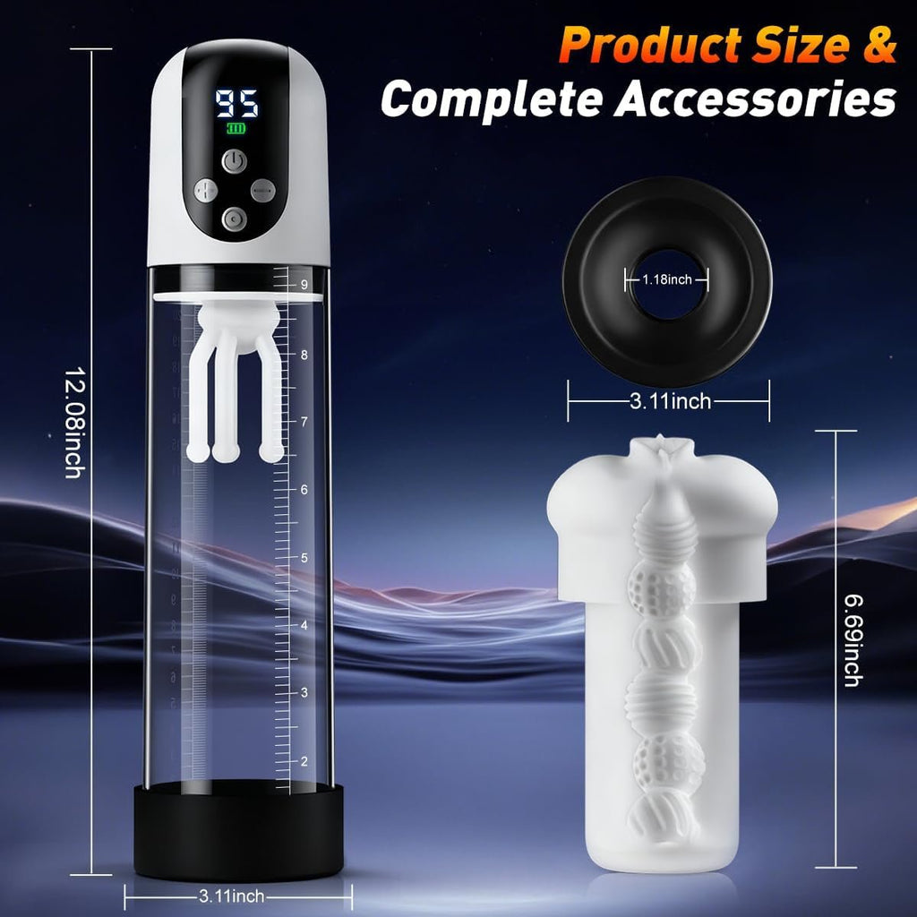 TriFlux Penis Pump 5 Suction 9 Vibration