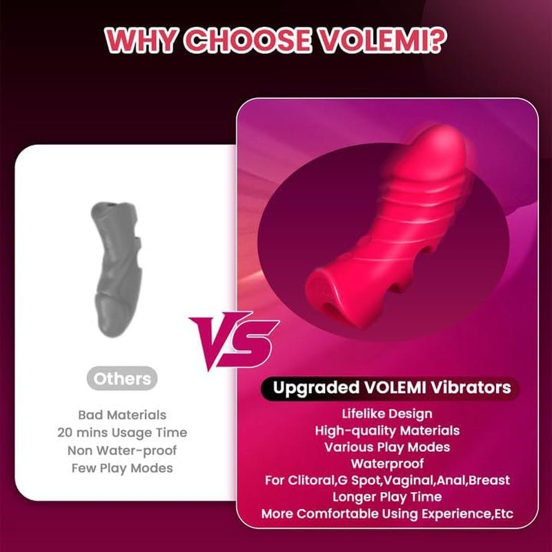 PulseFit Mini Finger Vibrator 10 Modes Quiet USB Recharge