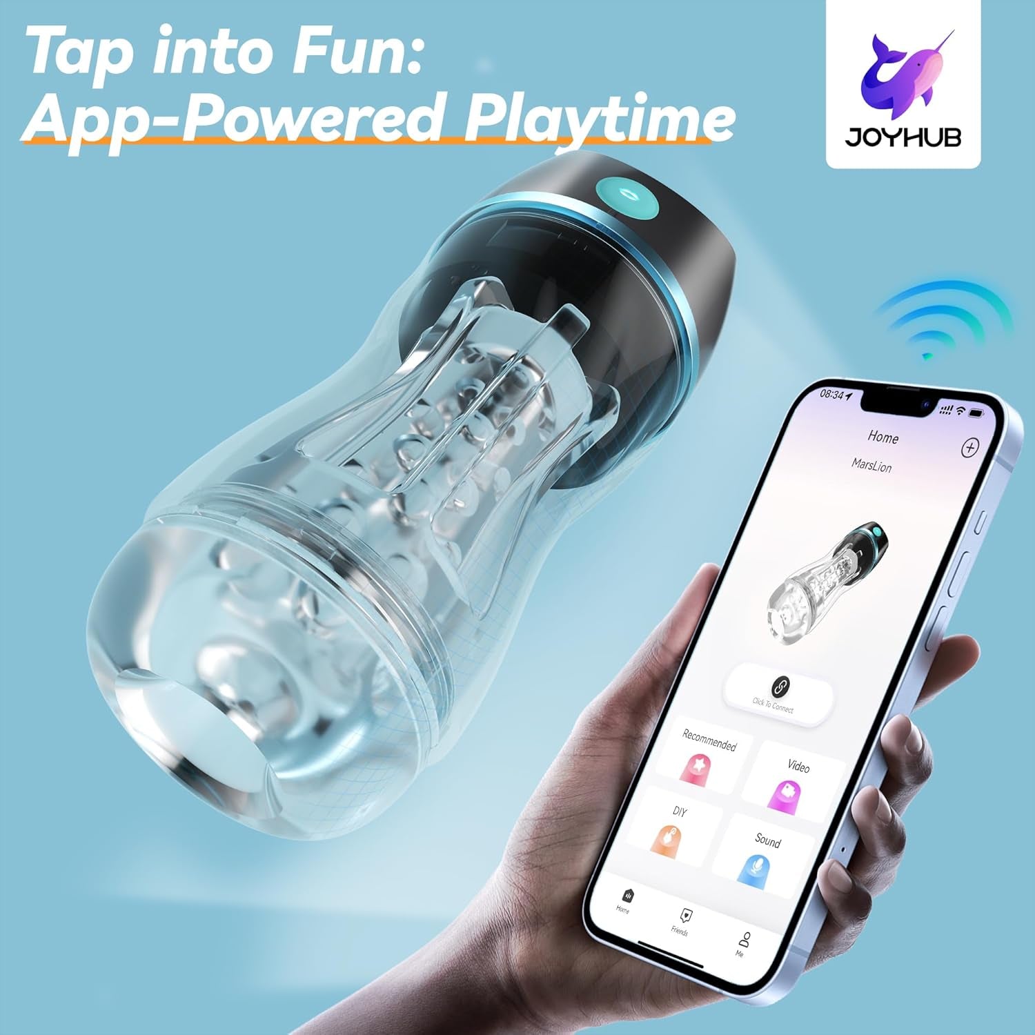 NexoraY  AI Interactive Male Masturbator App Control
