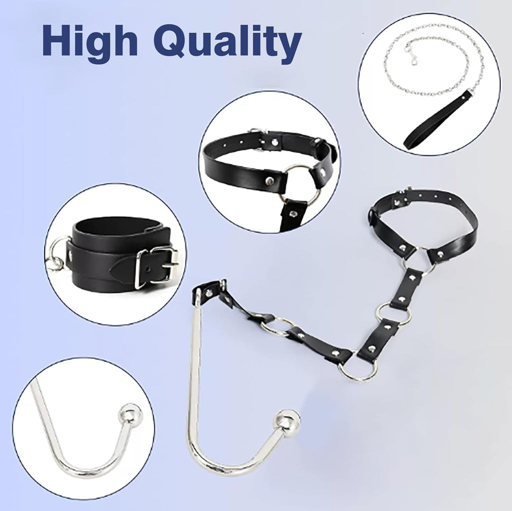 ObeyHook Anal Hook BDSM Collar Chain Kit