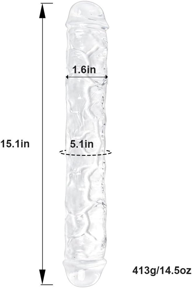 DuoMorph 15.1” Double-Ended Dildo Flexible Realistic Toy