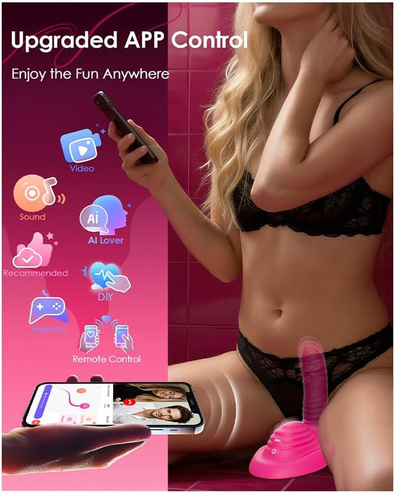 GrindThrone Ride-On Grinder Thrusting Dildo 9×9