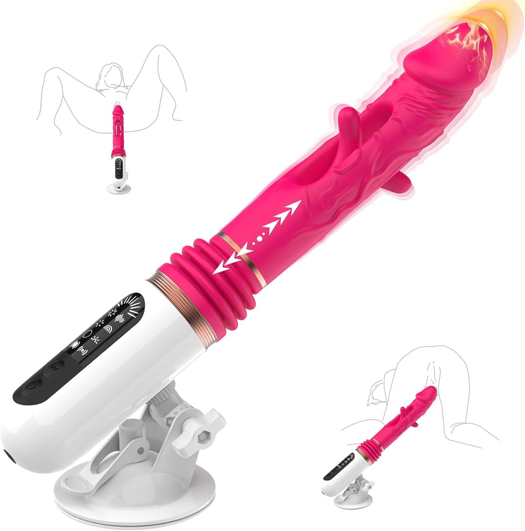 ThrustWave Tongue Flapping Thrusting Dildo Vibrator Machine