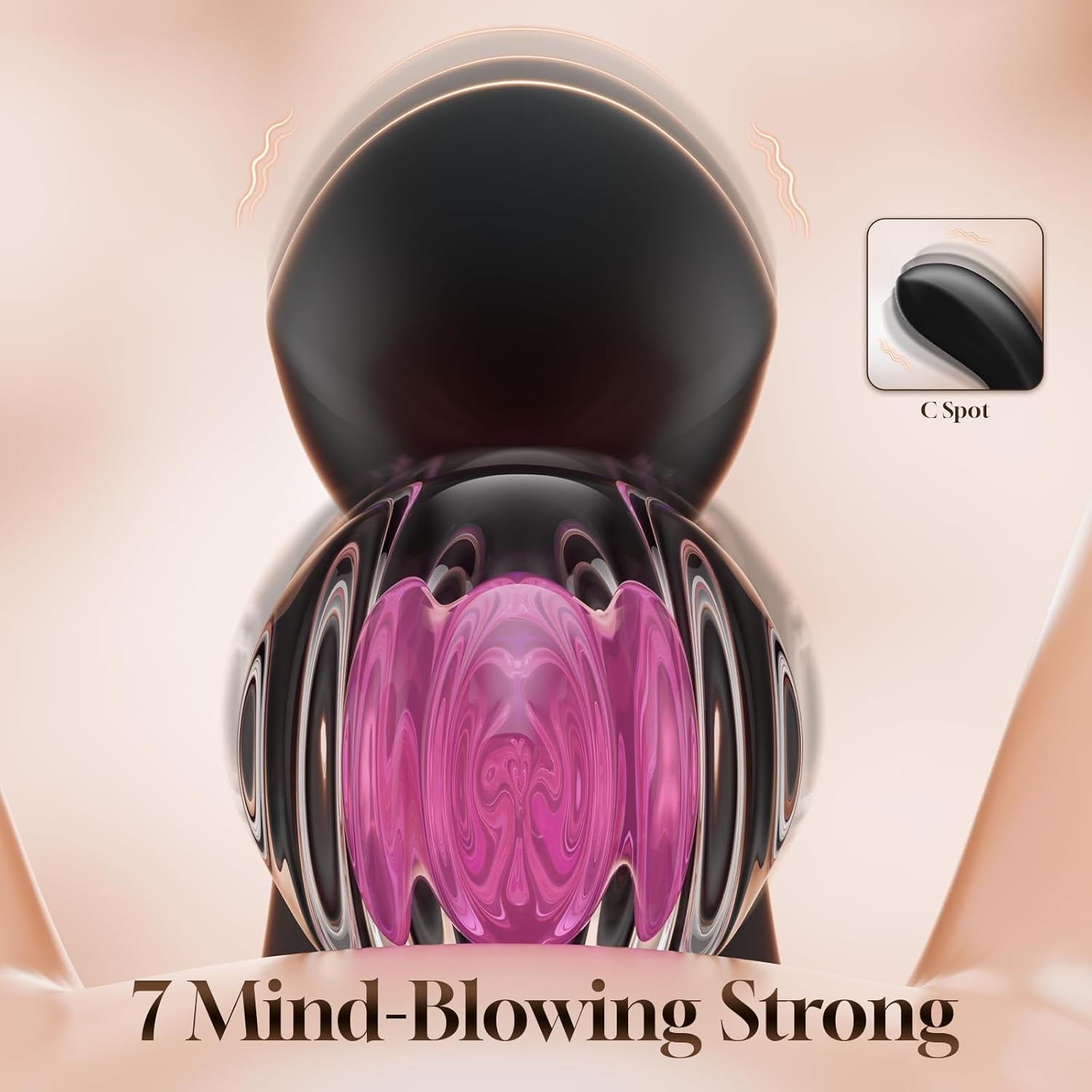 NoirPulse Rabbit Vibrator 14 Modes Flapping Waterproof