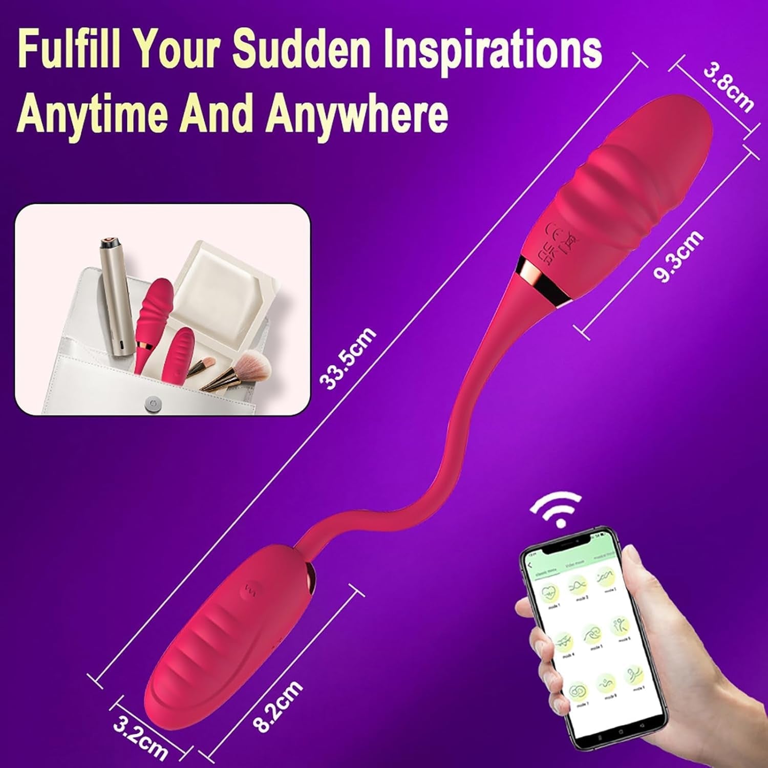 SyncWave App Remote G-Spot Vibrator Couples Toy 10 Modes