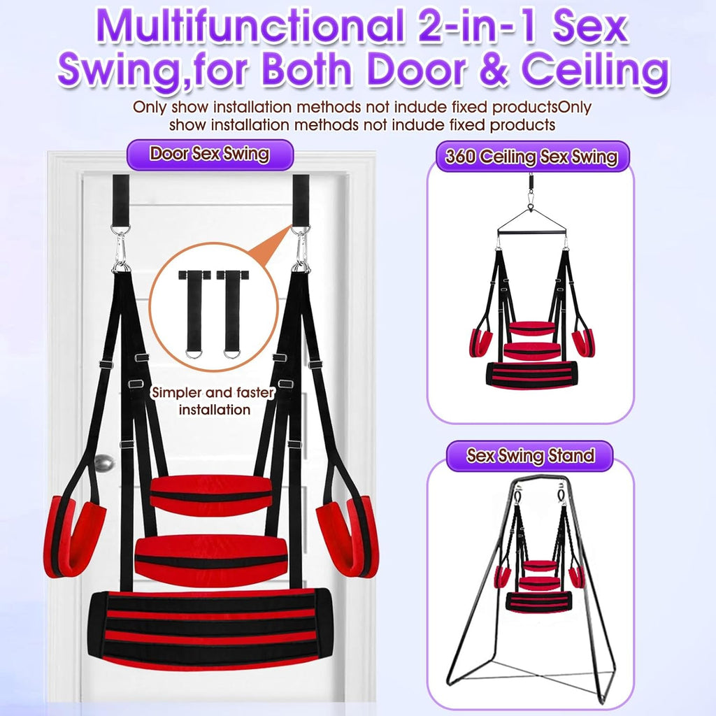 TitanHold Heavy-Duty Sex Swing 800lb Adjustable