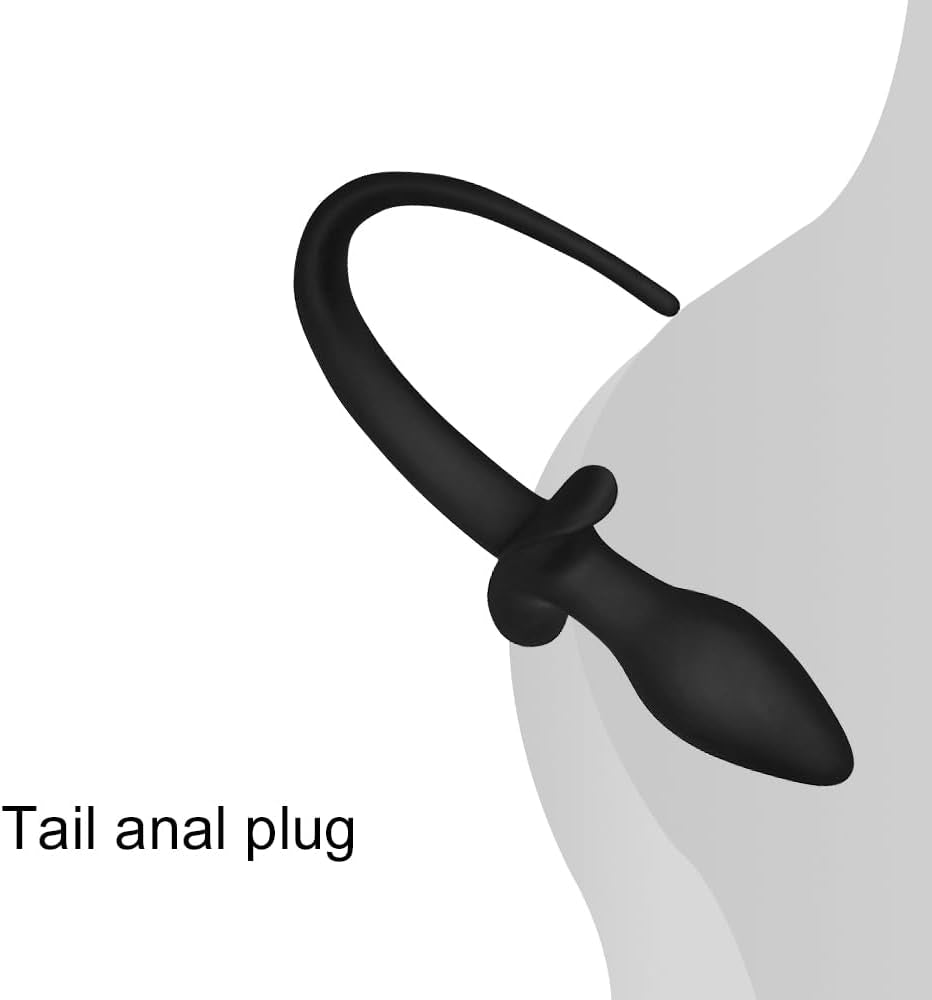 PuppyPlay Silicone Puppy Tail Butt Plug Trainer