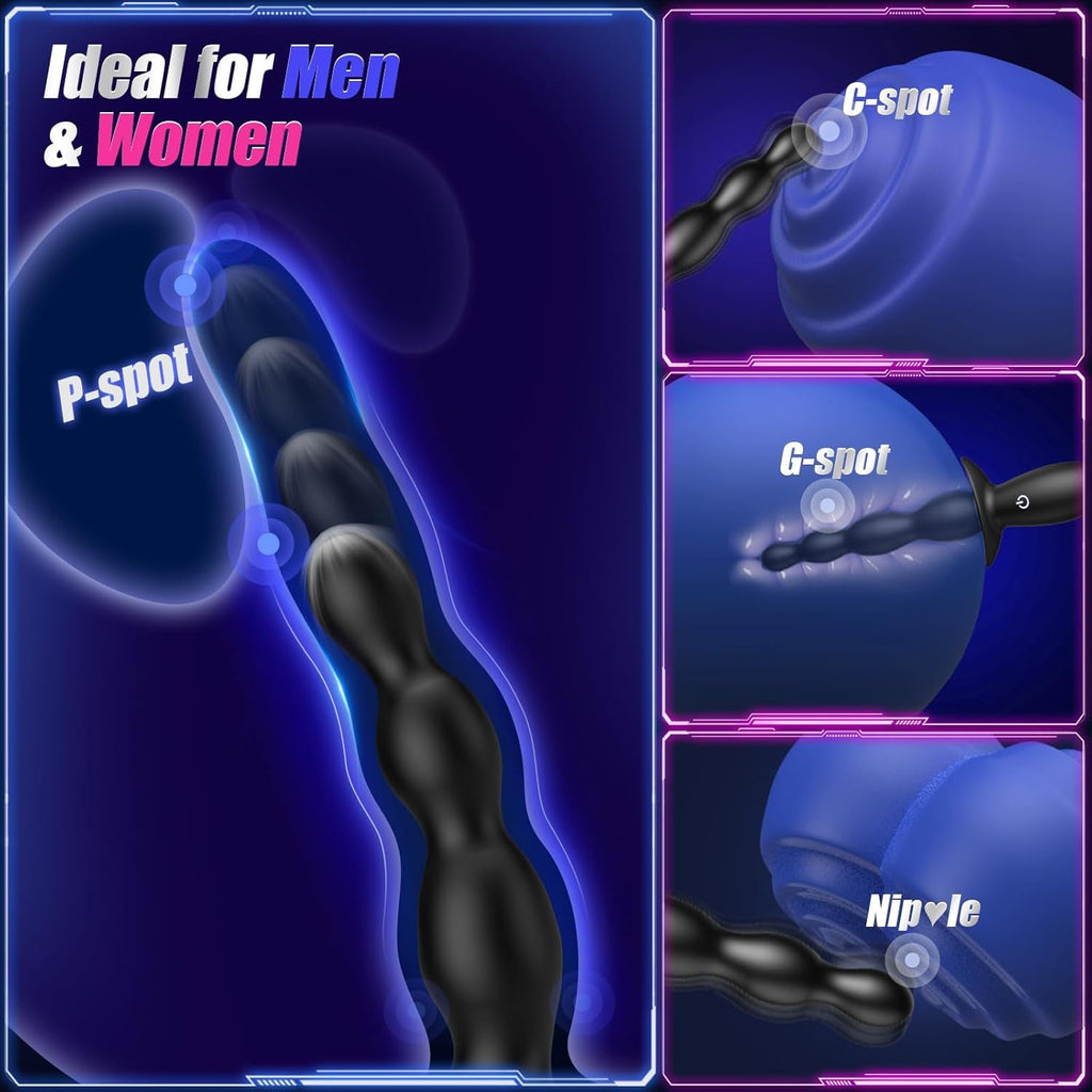 CoreWave App-Controlled Anal Beads Prostate Vibrator