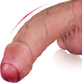 TitanX 11” Realistic Foreskin Dildo Thick Silicone Suction Cup