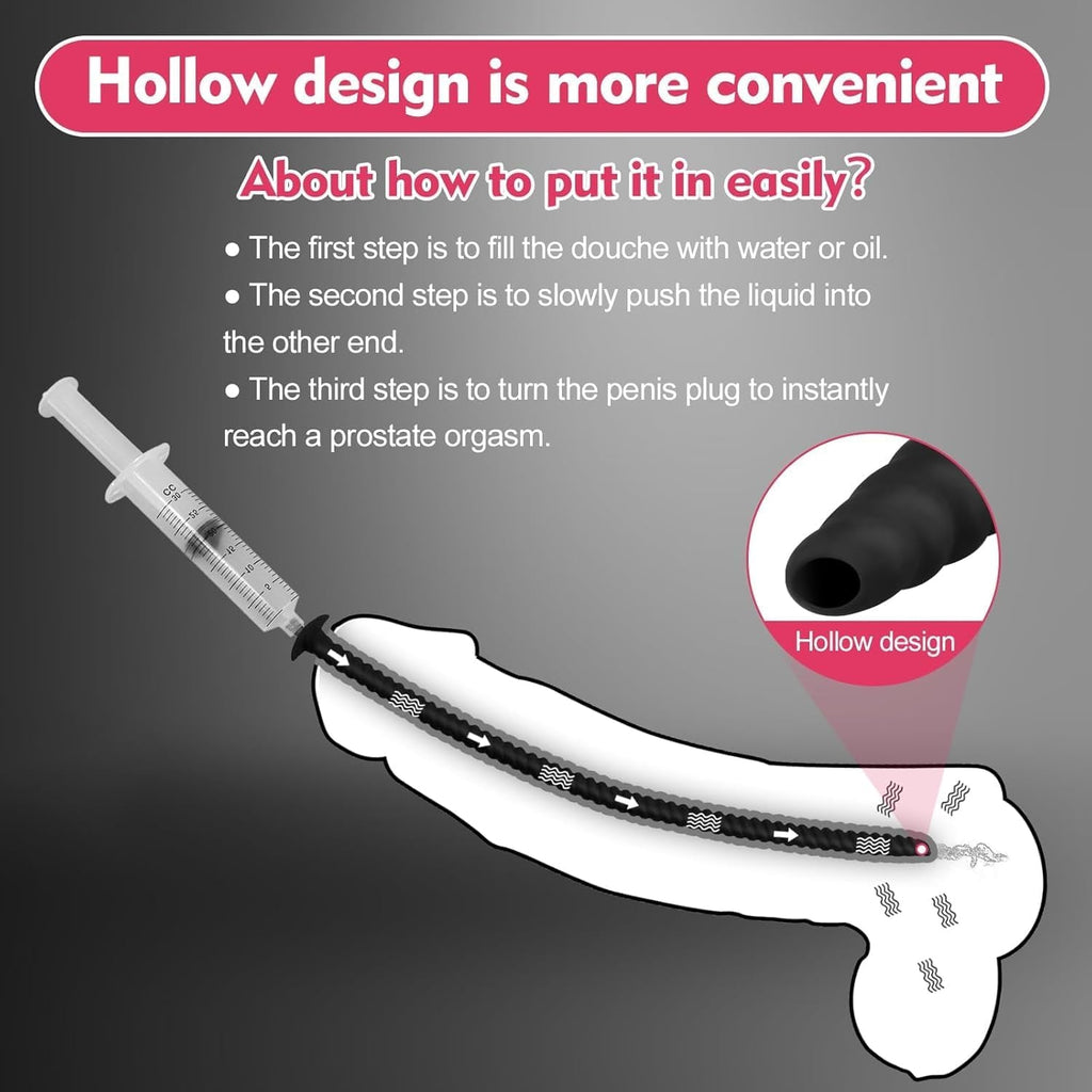 DualPath 5PCS Urethral Sounds Silicone Dilator Set