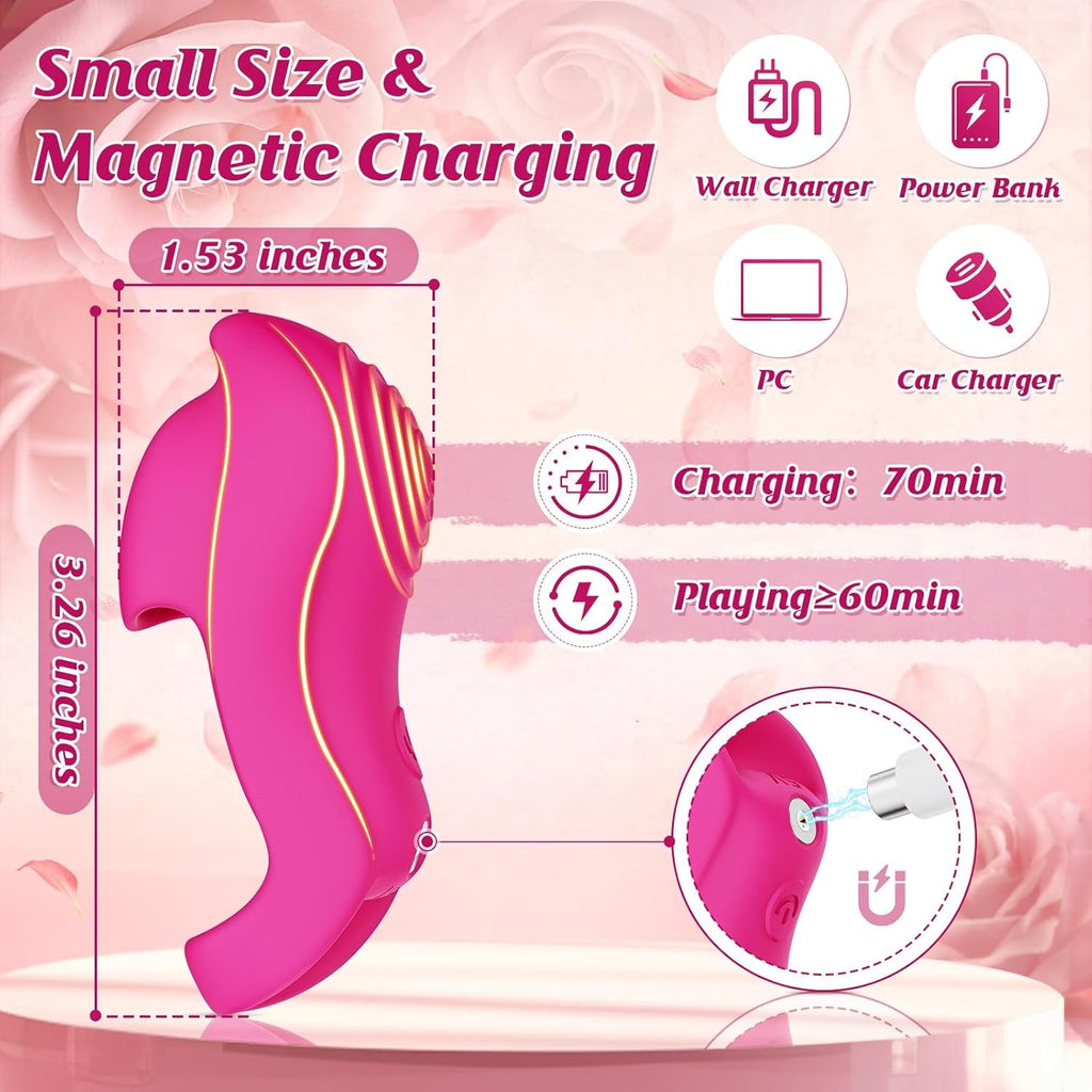 LinkVibe App Finger Vibrator 9 Modes Quiet Waterproof