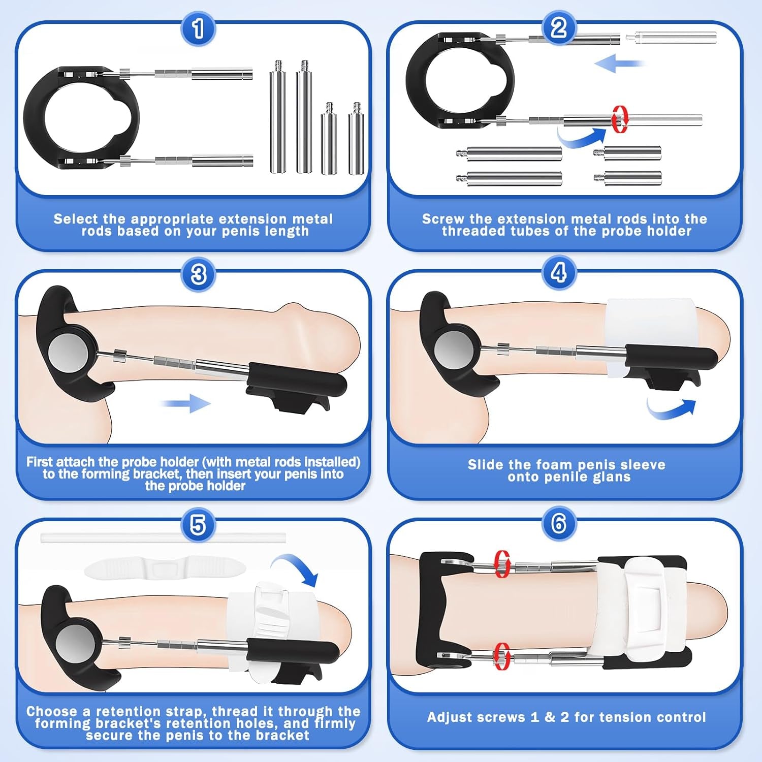 FlexionPro Penis Extender Adjustable Traction Device